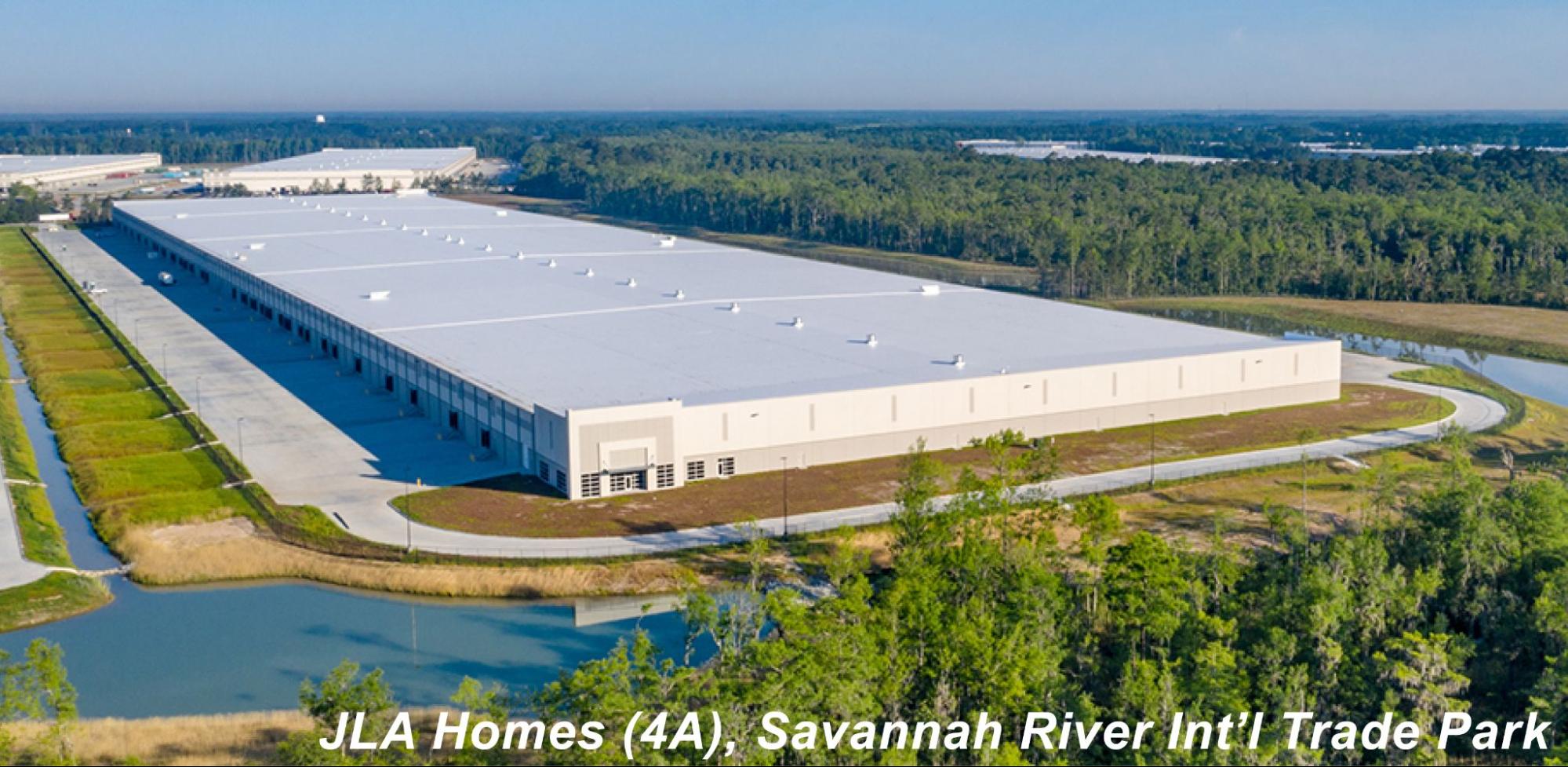 Aerial view of Savannah River International Trade Park